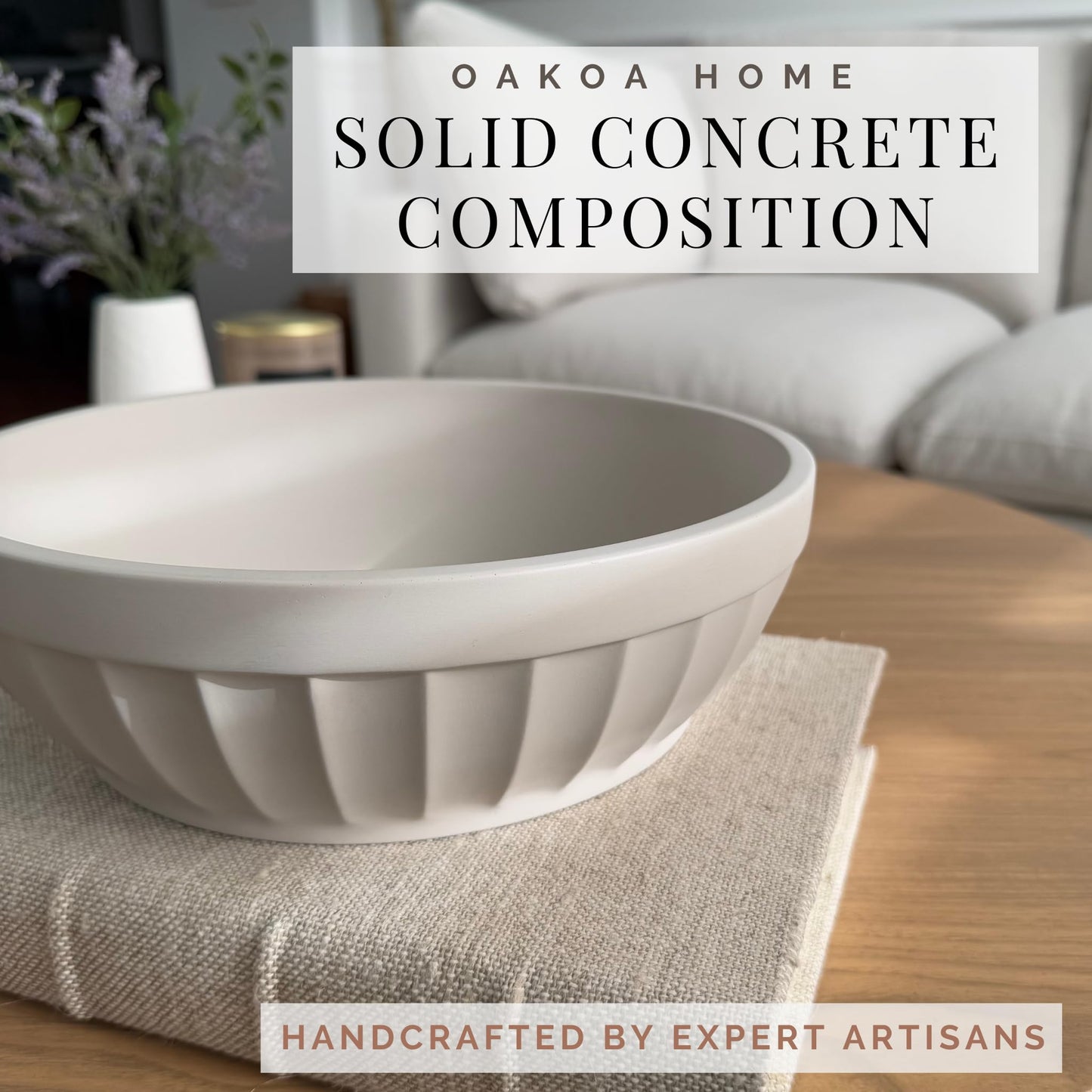 Concrete Ridge Fruit Bowl