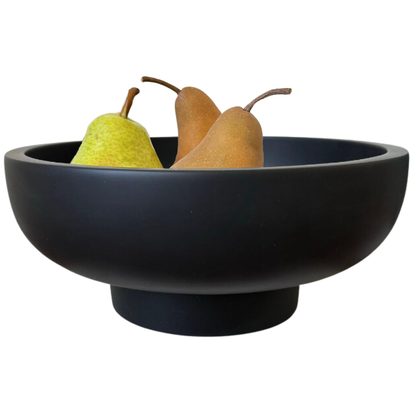 Concrete Decorative Fruit Bowl - Black