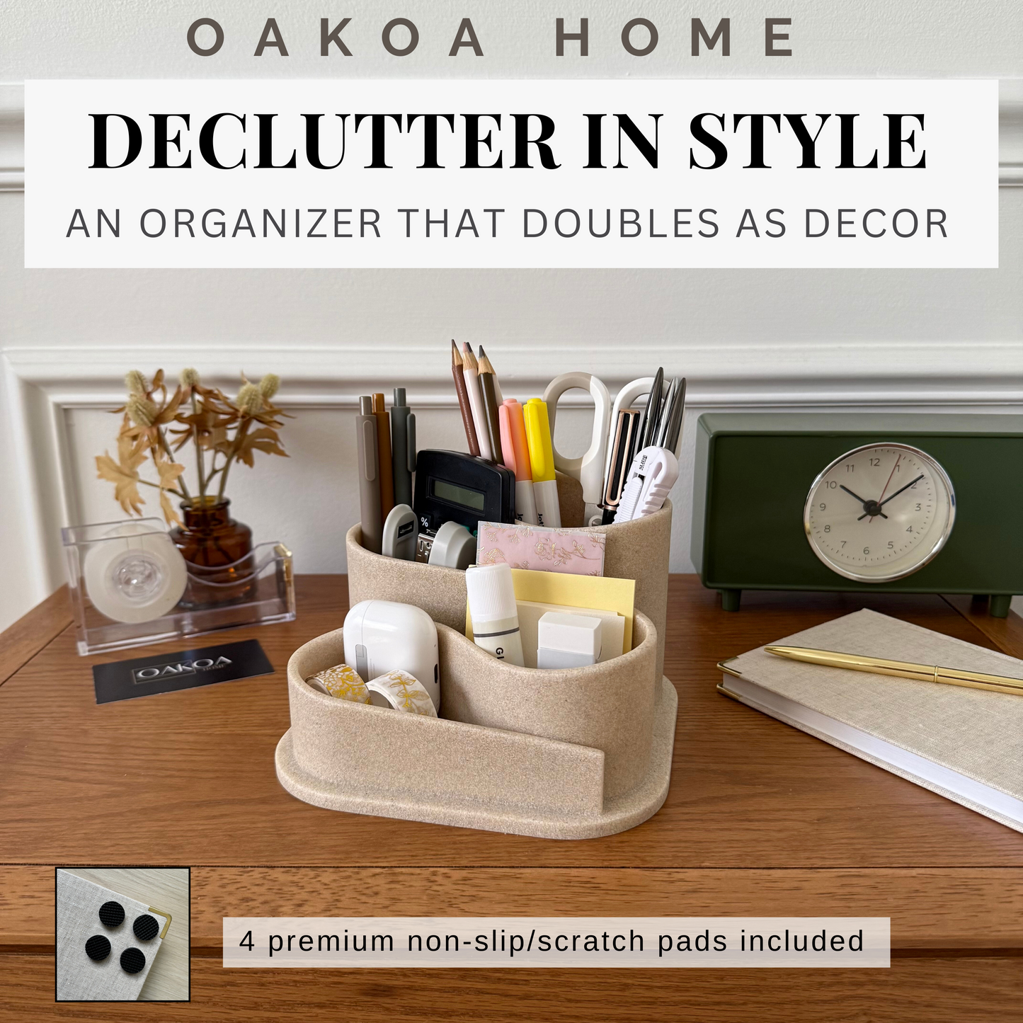 OAKOA Aesthetic Desk Organizer