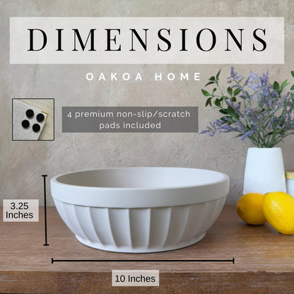 Concrete Ridge Fruit Bowl