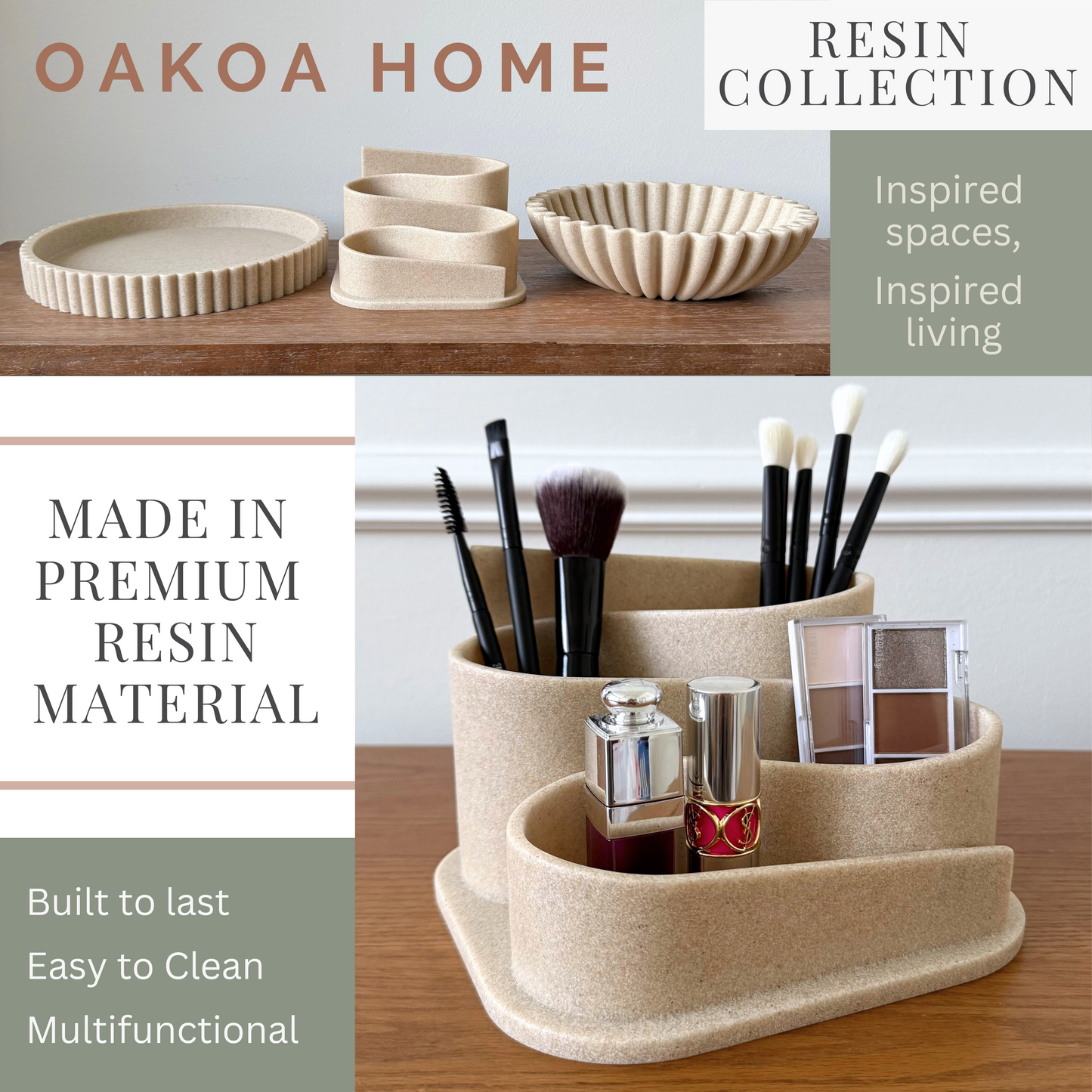 OAKOA Aesthetic Desk Organizer