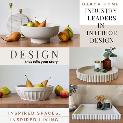 Concrete Ridge Fruit Bowl